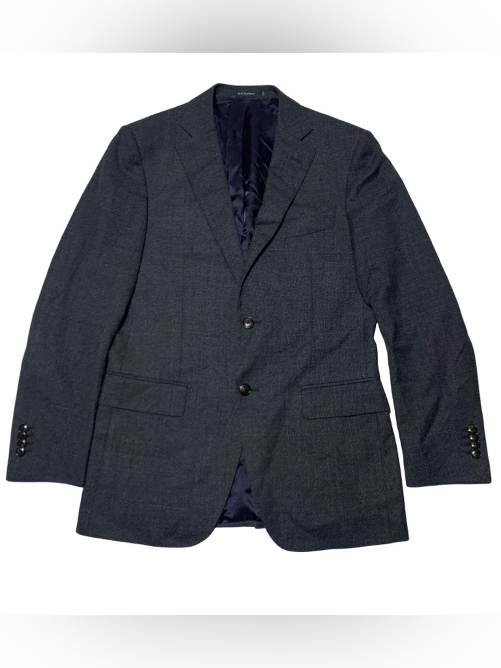 SuitSupply Blazer Reda 1865 Men’s 36 Gray Sport Coat Napoli Single Breasted